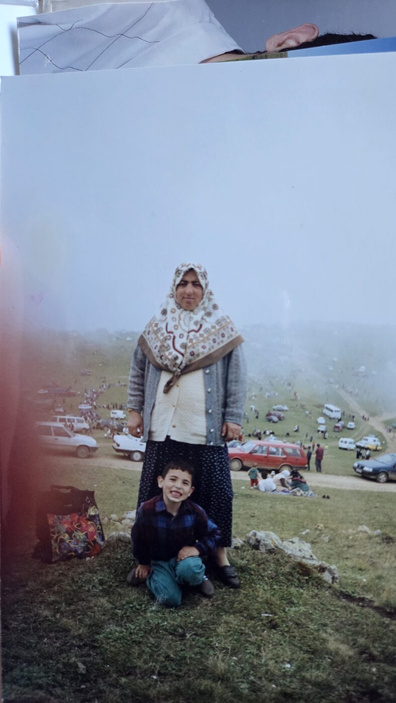 Mustafa and mom in Turkey countryside